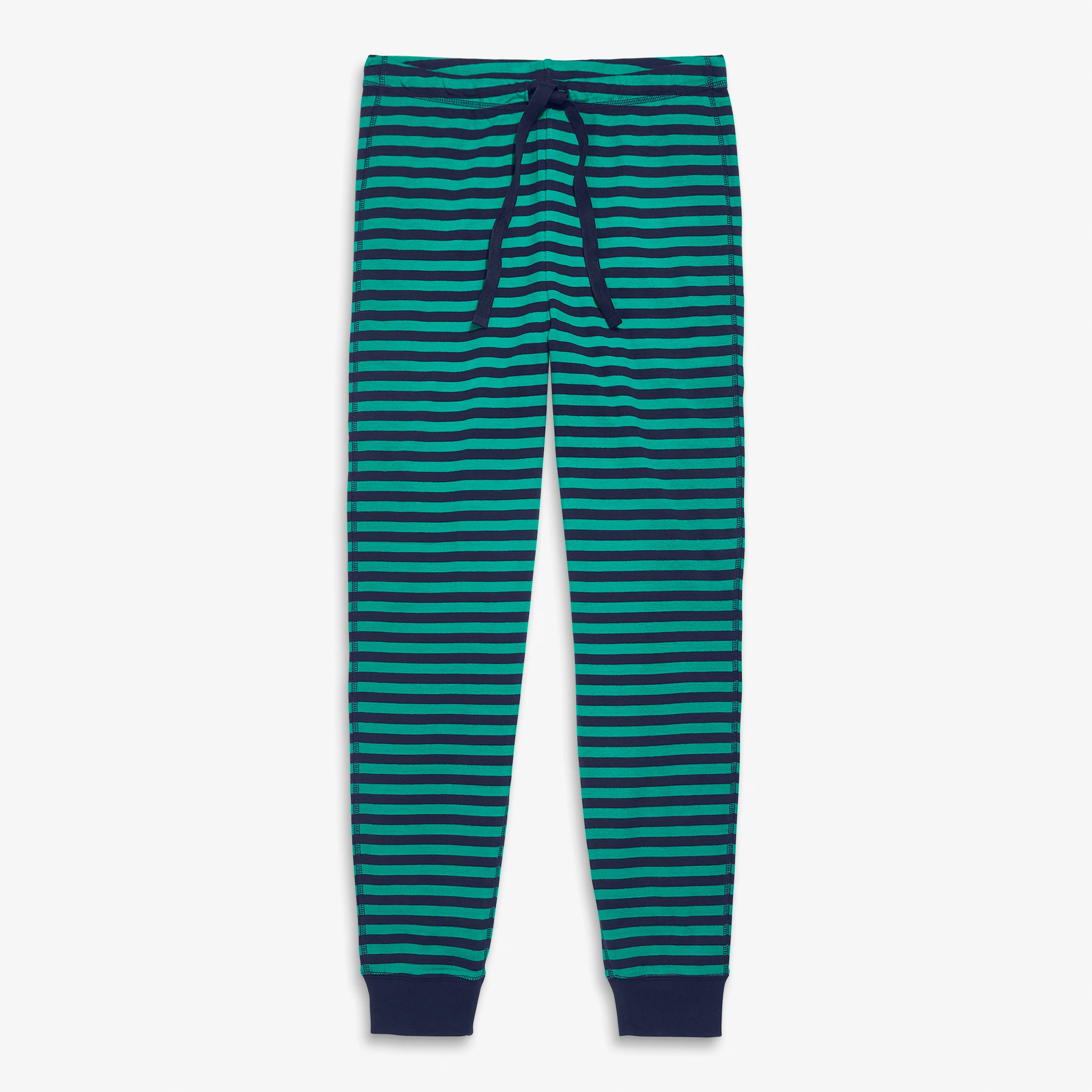 Adult organic pj pant in stripe (unisex fit)