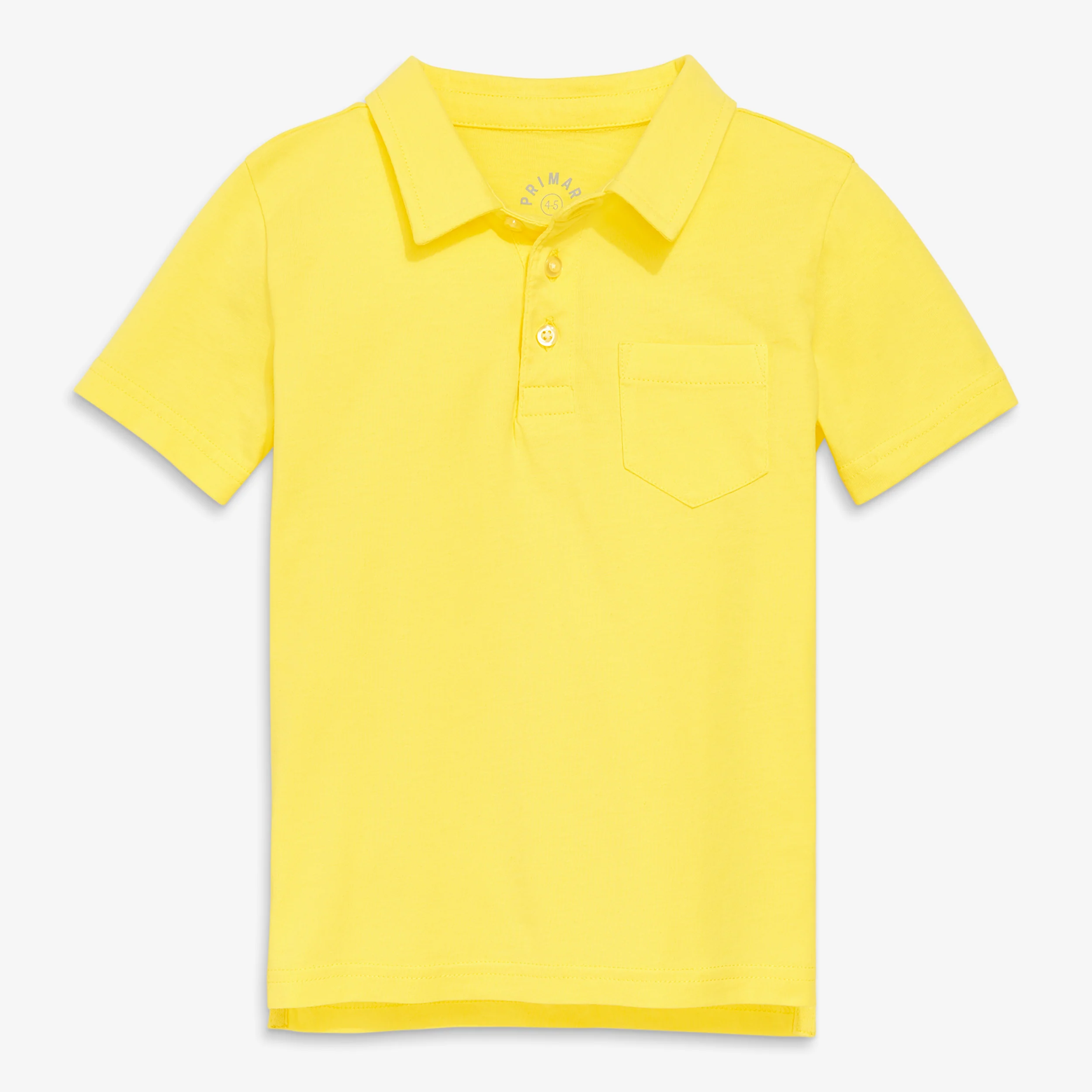 Kids short sleeve polo in seasonal colors