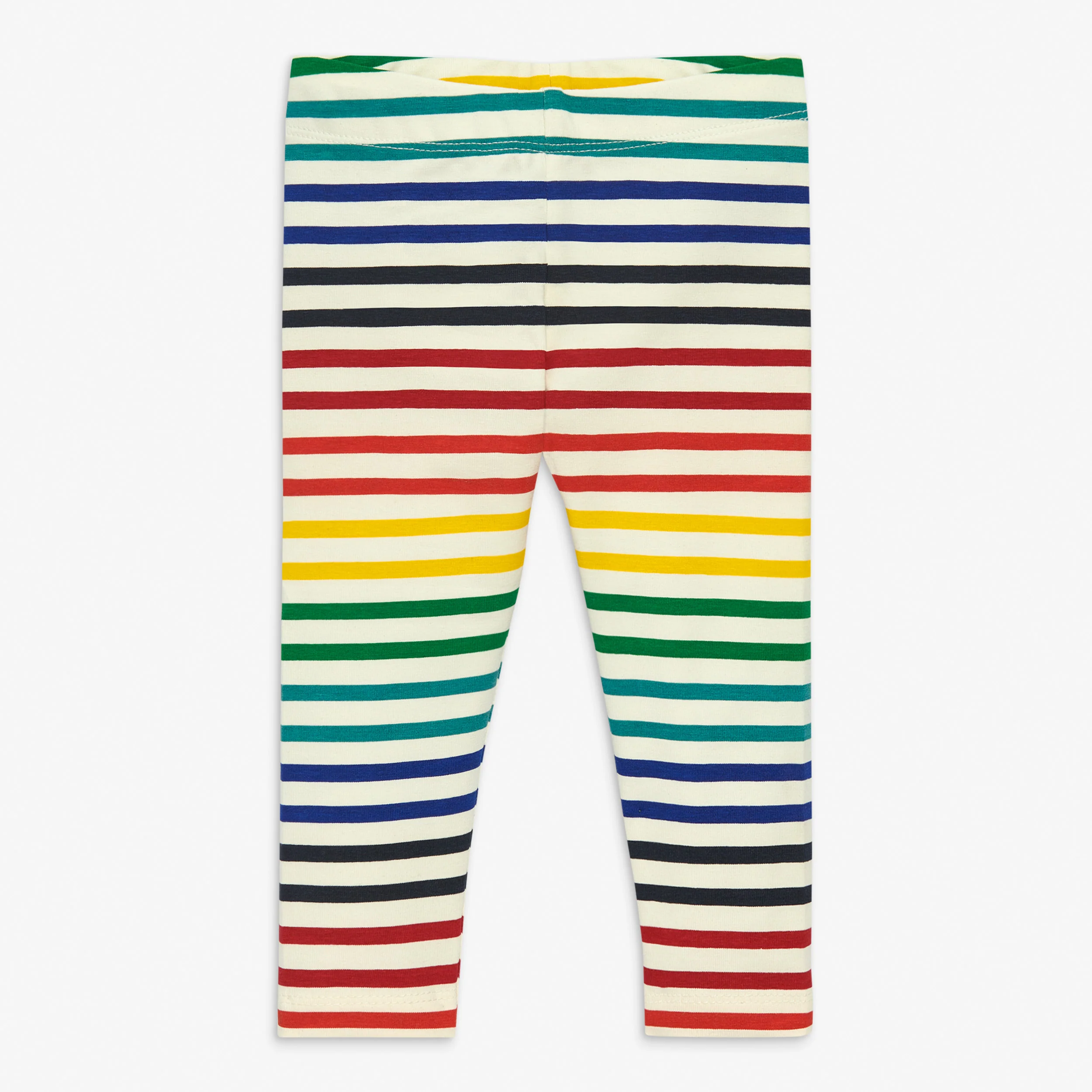 Baby legging in rainbow stripe