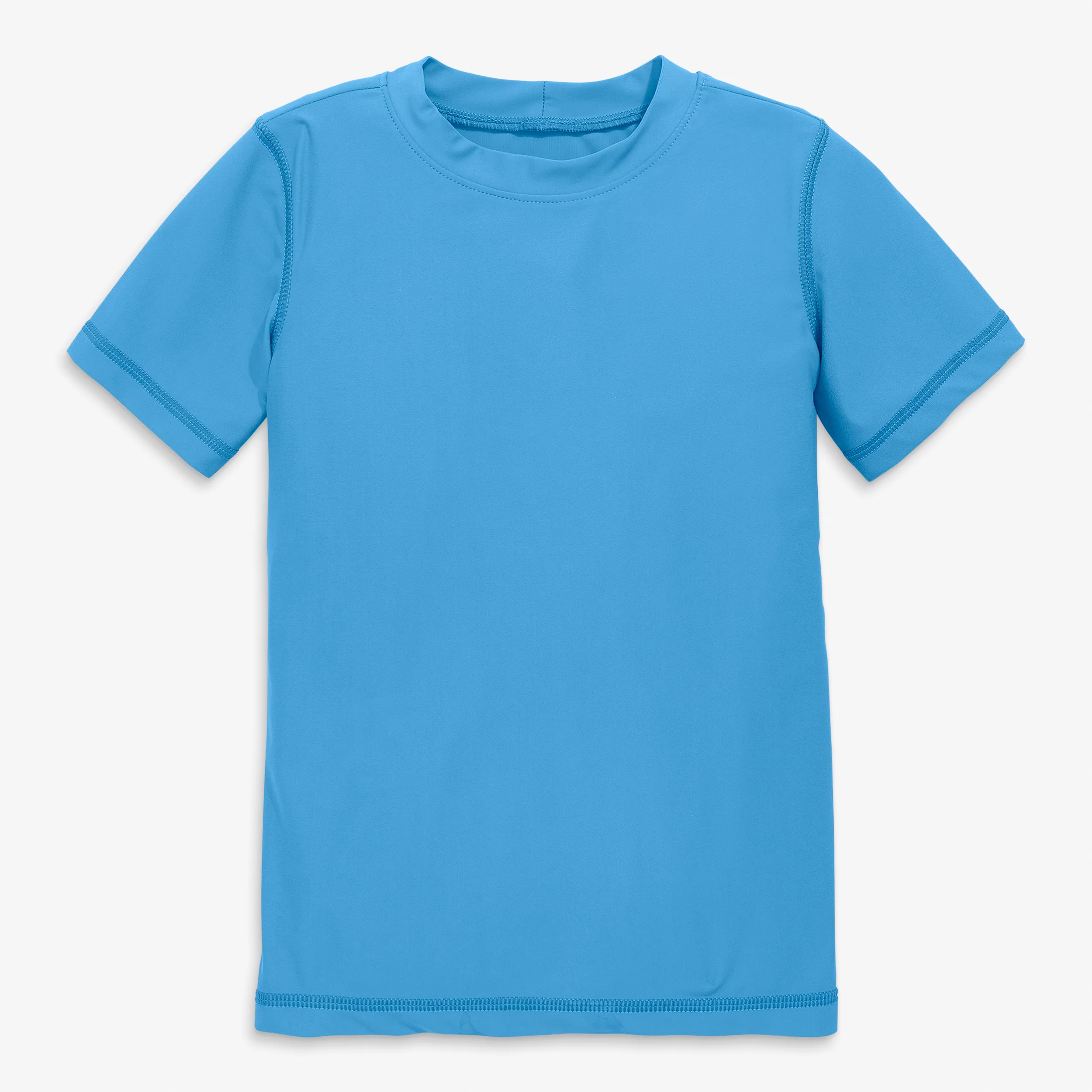 Kids short sleeve rash guard in seasonal colors