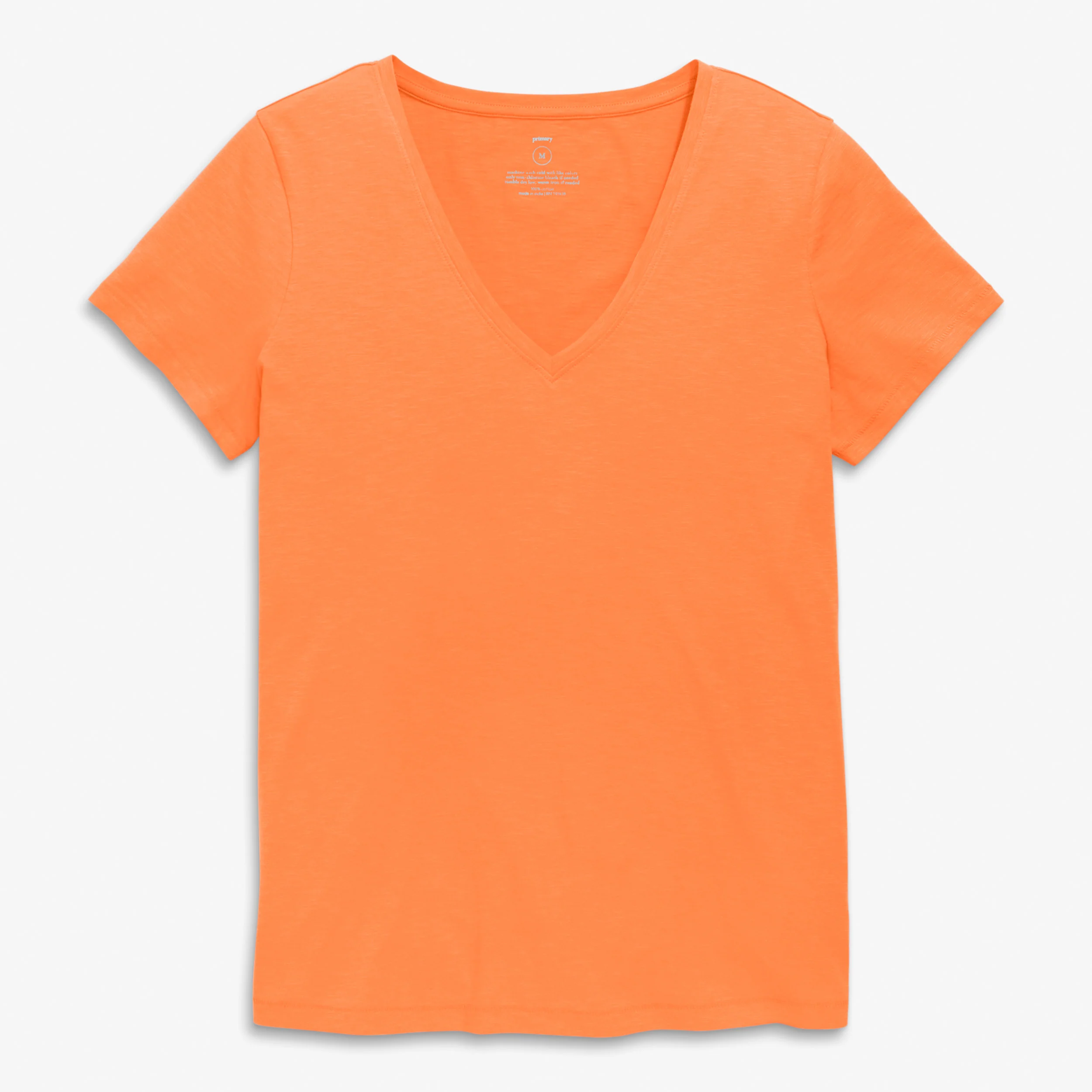 Adult slub v-neck tee in seasonal colors (women's fit)