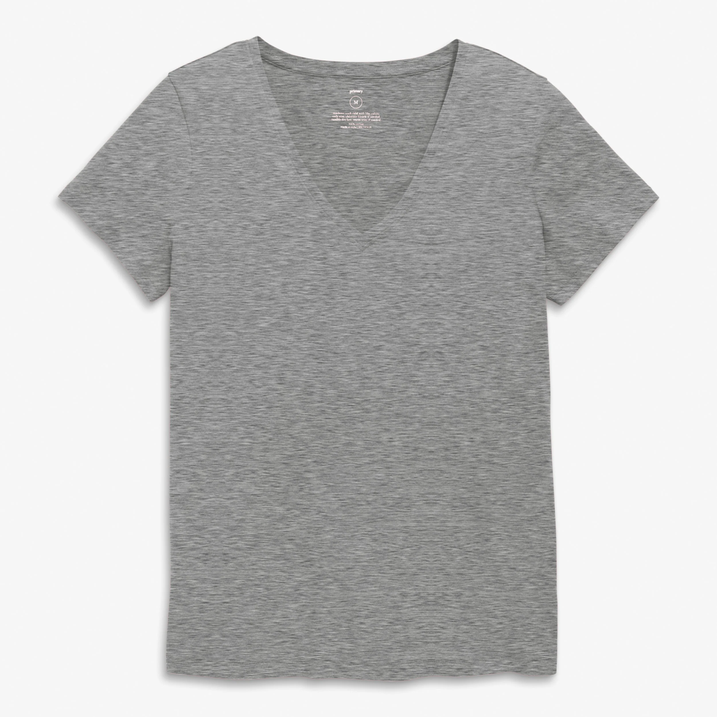 Adult slub v-neck tee in seasonal colors (women's fit)
